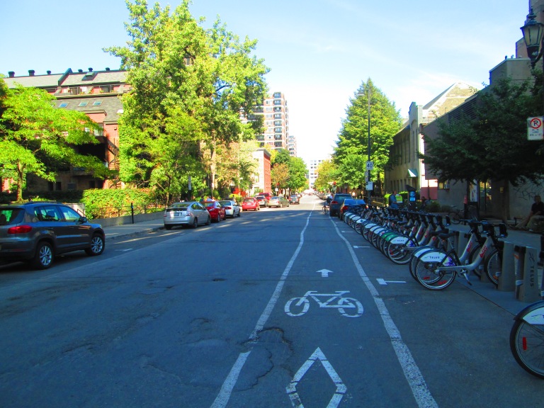 Montreal is an active city, bikes appear to be all the rage just like back home in Vancouver.
